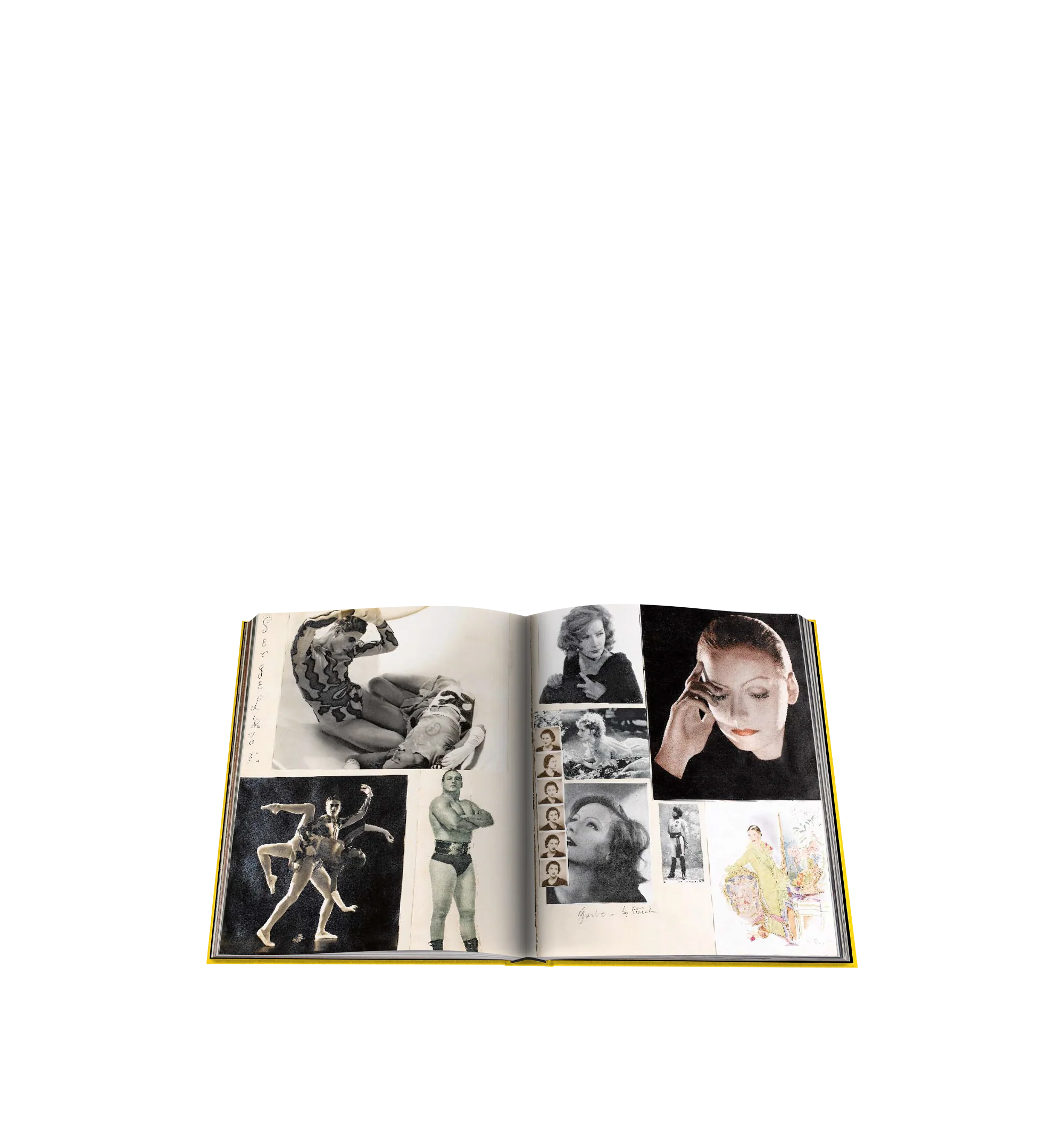 Image 5 of 7 - MULTI - Assouline Cecil Beaton: The Art of the Scrapbook is a luxury coffee table book that celebrates the extraordinary life and creative vision of one of the twentieth century's most influential photographers through previously unpublished scrapbook pages, archival imagery, and personal memorabilia. Curated by James Danziger, this designer hardcover book offers a rare glimpse into Cecil Beaton's artistic process, showcasing his iconic photographs, magazine clippings, sketches, and visual in