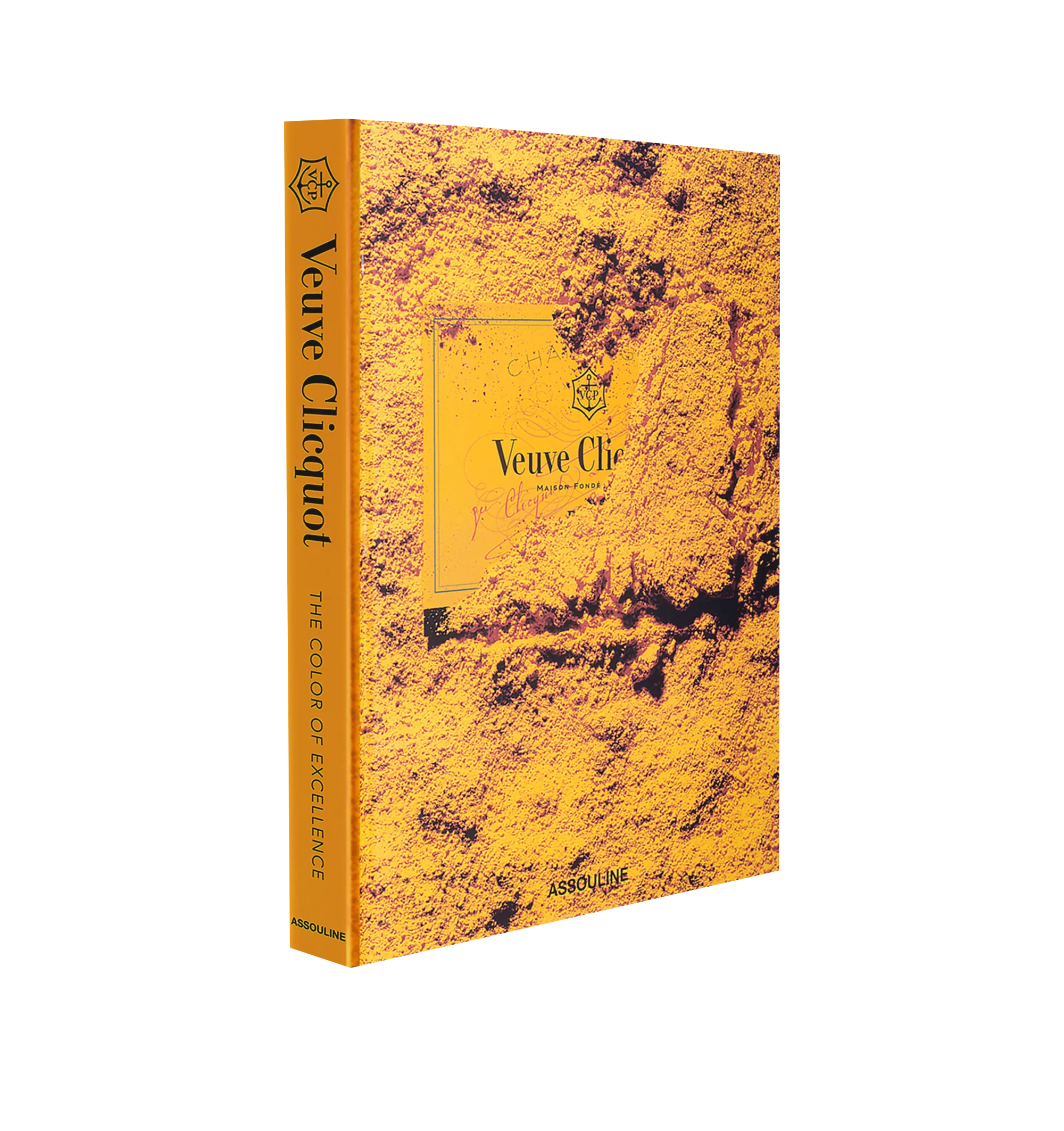 Image 2 of 5 - YELLOW - Assouline Veuve Clicquot is a luxury coffee table book that celebrates the rich heritage, pioneering spirit, and enduring legacy of one of Champagne's most iconic maisons through captivating photography and engaging storytelling. Written by Sixtine Dubly with a foreword by Mireille Guiliano, this designer hardcover book explores Veuve Clicquot's history of innovation, celebrated collaborations, and timeless French art de vivre, offering an elegant tribute to the world-renowned champa 