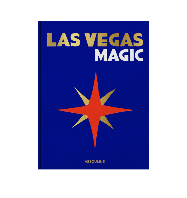 Image 2 of 4 - BLUE - Assouline Books Las Vegas Magic by Richard Abowitz, Linen hardcover book with 304 pages featuring over 200 illustrations. Language: English. Dimensions: W 10 x L 13 x D 1.5.  Las Vegas, once defined by neon signs and gambling, has evolved into a vibrant city offering luxury shopping, celebrity chefs, and cutting-edge technology, all while maintaining its spirit of excess and excitement. Las Vegas Magic captures the city's transformation with stunning imagery, from the Rat Pack to moder 