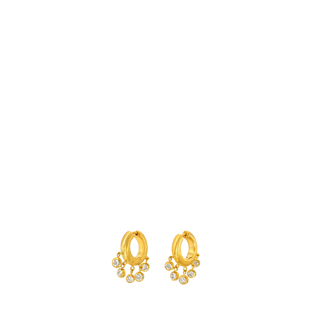 Image 1 of 3 - GOLD - DARIUS 8MM Diamond Veil Signature Hoops featuring approximately 0.75 cts of Old Mine Cut Diamonds Drops set in Fairmined 18K Yellow Gold. Cheap Luxury Handbag Shop offers a range of pieces from this collection in-store. For personal consultation and detailed information about jewelry, please contact our dedicated stylist team at personalshopping@hirshleifers.com.This item may be restricted for online purchase to international clients. For assistance purchasing this item please contact our dedicate