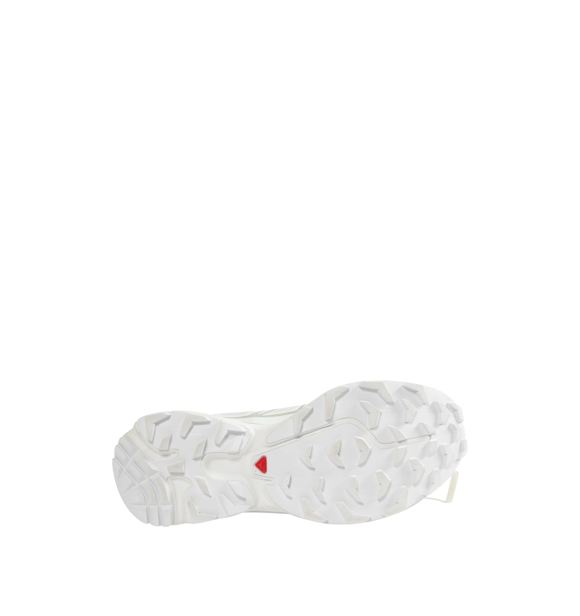 Image 4 of 5 - WHITE - Salomon XT-6 Sportstyle Sneakers are a lace-up style with an Agile Chassis System, abrasion-resistant TPU materials, single-layer mesh, SensiFit systems, protective toecaps, lace pockets for the Quicklace lacing system, molded OrthoLite sock liners, and rubber outsoles.