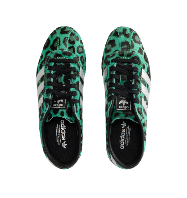 Image 5 of 5 - GREEN - ADIDAS Tokyo Sneaker featuring leather and synthetic upper, lacing system, textile and synthetic lining, rubber outsole and padded collar.
