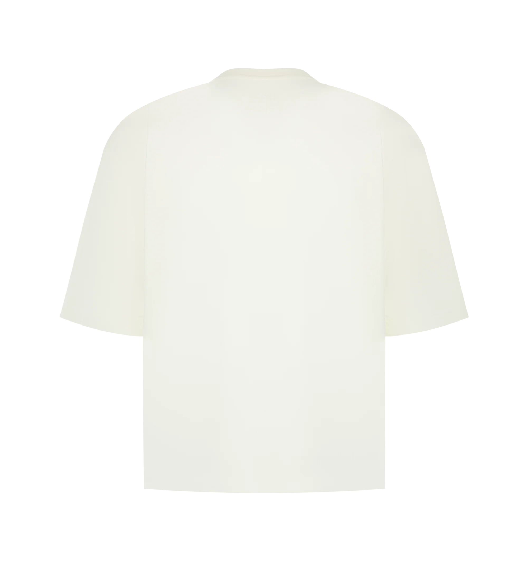 Image 2 of 2 - WHITE - Issey Miyake Mens T-Shirt is crafted from cotton jersey. Features a relaxed fit, crew neckline, short sleeves, and signature loose silhouette. Main Material: 100% Cotton. Made in Japan.