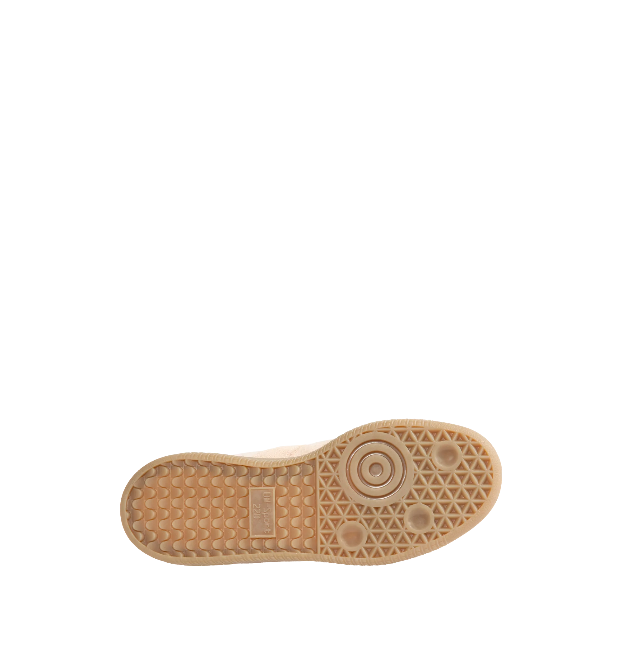 Image 4 of 5 - PINK - Adidas Mens BW Army Shoes are crafted from premium suede. Features a regular fit, lace-up closure, leather sockliner, rubber outsole, and adidas logo detailing on the tongue, sockliner, and tooling. Upper: Suede ; Outsole: Rubber.