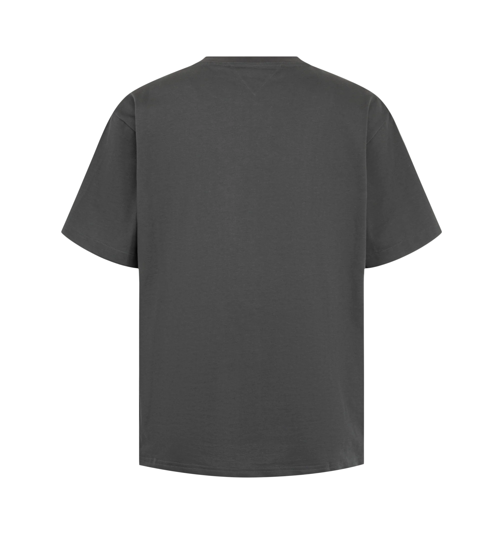 Image 2 of 2 - GREY - Bottega Veneta Pima Cotton Jersey T-Shirt featuring patch pocket with intrecciato leather detail, short sleeves and crew neck. 100% cotton. Made in Italy.