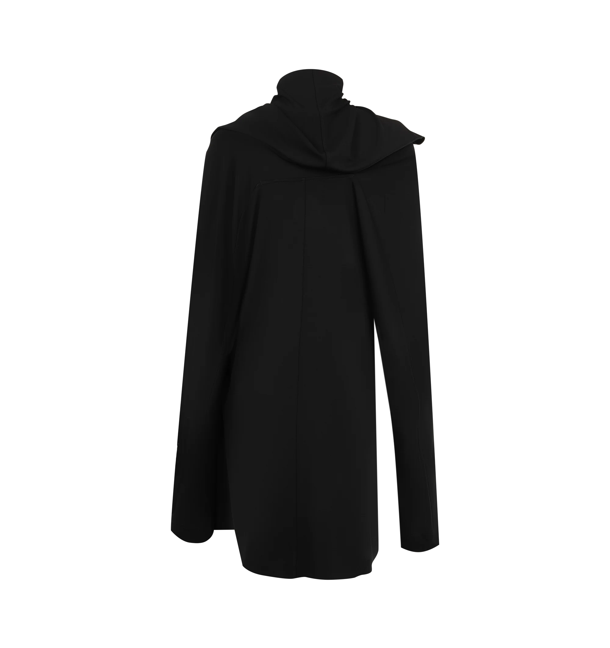 Image 2 of 2 - BLACK - Toteme Women's Draped Blouse is crafted from a lightweight stretch viscose blend and features an elegantly draped silhouette that creates soft movement and fluidity. Designed with clean, minimalist lines, this designer blouse combines effortless sophistication with Toteme's signature refined aesthetic, making it a versatile piece for both everyday and elevated styling. Main Material: 96% Viscose, 4% Elastane.