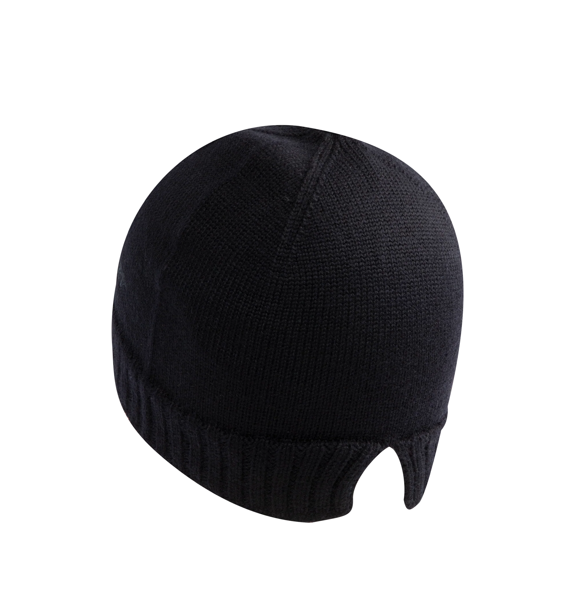 Image 2 of 2 - NAVY - Bottega Veneta Men's Beanie is crafted in a lightweight wool knit, featuring BV logo embroidery, and a slit at back. Made in Italy. 