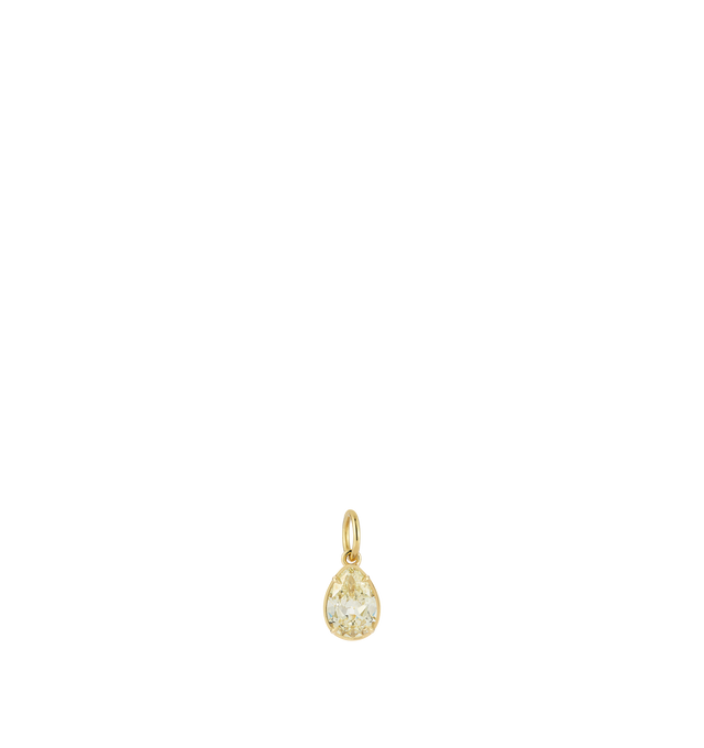 Image 1 of 1 - GOLD - JEMMA WYNNE Connexion Diamond Pear Pendant No. 1 featuring 18k Yellow Gold, Diamond - 2.73cts, Diamond Color - N, Length - 21mm, Width - 9.3mm. Cheap Luxury Handbag Shop offers a range of pieces from this collection in-store. For personal consultation and detailed information about jewelry, please contact our dedicated stylist team at personalshopping@hirshleifers.com. This item may be restricted for online purchase to international clients. For assistance purchasing this item please contact our d
