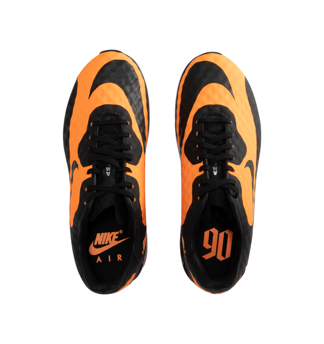 Image 5 of 5 - ORANGE - NIKE Air Max 90 "Hypervenom" Sneaker featuring Mad 90 Pack with four Air Max 90 designs inspired by classic Nike soccer cleats, "Hypervenom" capsule, foam midsole and rubber outsole.
