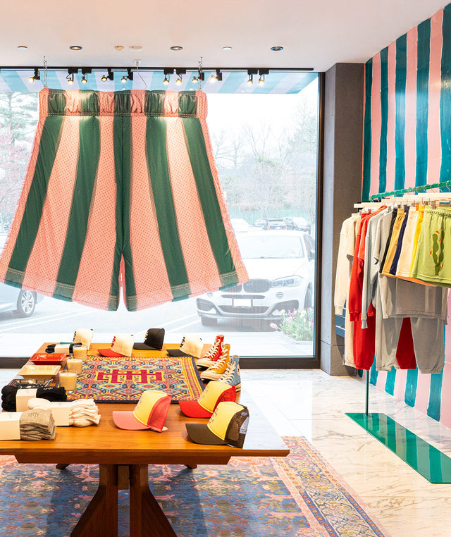 Eric Emmanuel Spring-Summer 2025 pop-up shop in Hirshleifers. 