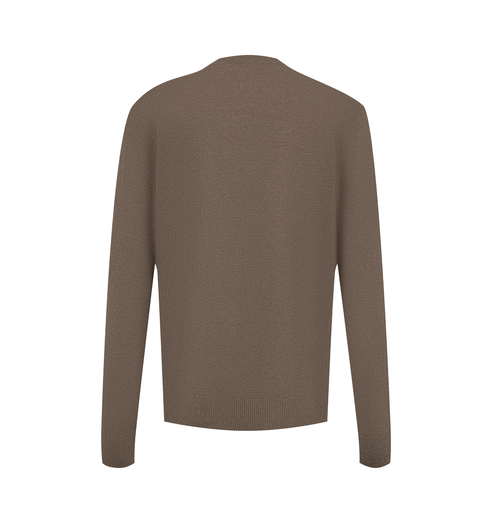 Image 2 of 2 - NEUTRAL - The Row Women's Phora Top is crafted from lightweight cashmere and features a classic V-neckline, long sleeves, and seamless construction for a clean, minimalist silhouette. This designer cashmere sweater combines exceptional Italian craftsmanship with a smooth, single-ply knit that offers lightweight warmth, natural stretch, and everyday comfort. Main Material: 100% Cashmere. Made in Italy.