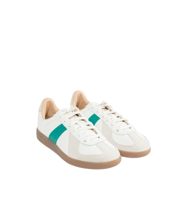 Image 2 of 5 - WHITE - ADIDAS BW Army Sneaker featuring regular fit, lace closure, leather upper, leather lining and rubber outsole. 