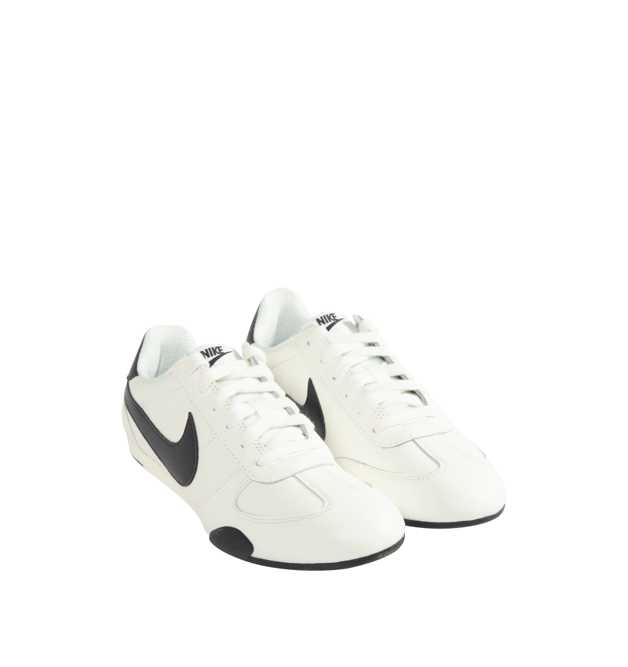 Image 2 of 5 - MULTI - Nike Womens Sprint Sister 2026 Sneakers feature a leather and textile upper. Designed with a low-cut silhouette, lace-up closure, foam midsole, and durable rubber outsole. Upper: Leather and Textile; Midsole: Foam; Outsole: Rubber. Imported 