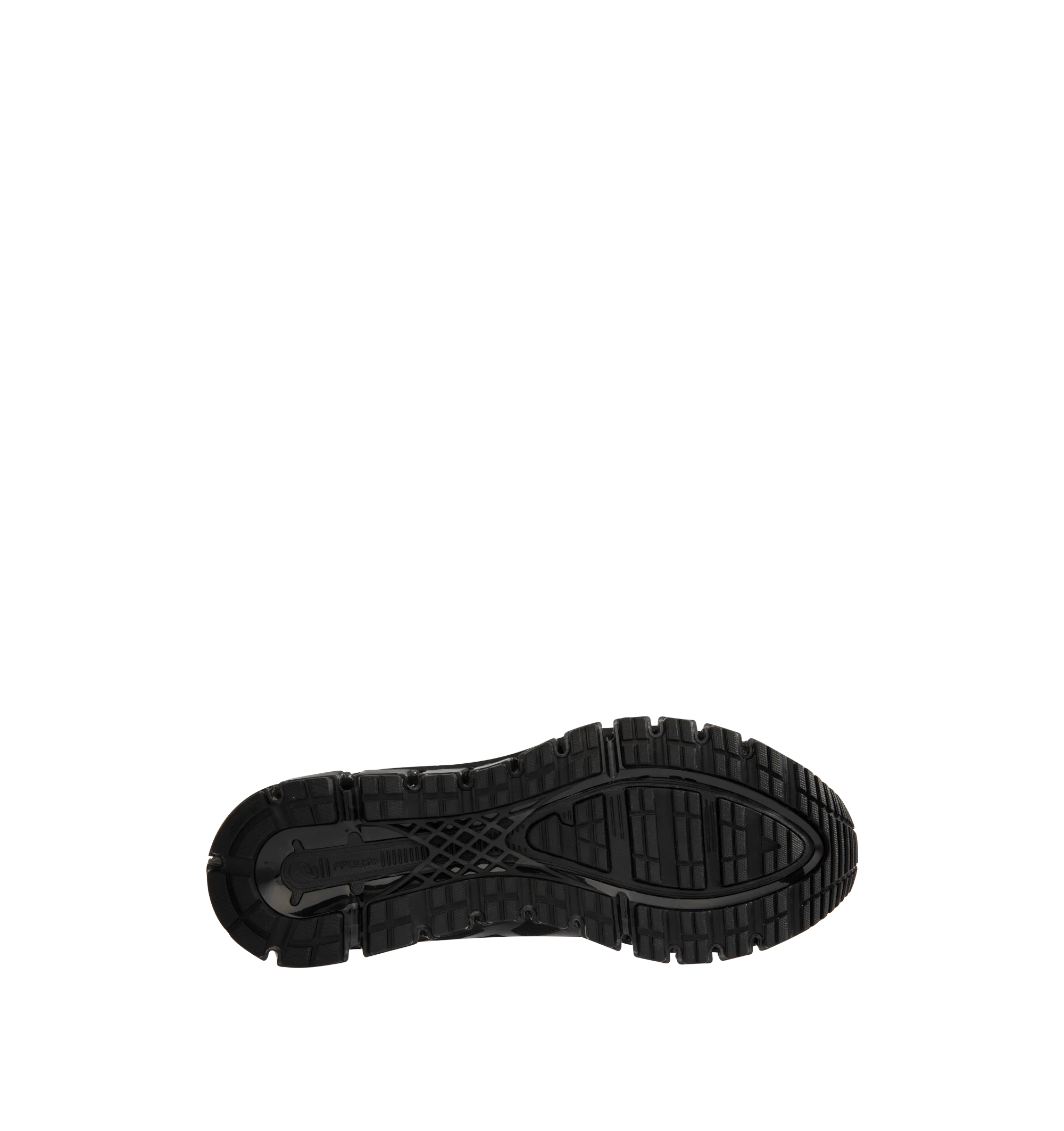 Image 4 of 5 - BLACK - ASICS Mens GEL-Quantum 360 I Sneakers feature a printed synthetic mesh upper with closed mesh panels. Designed with FF BLAST PLUS cushioning, GEL technology, TRUSSTIC support system, lace-up closure, and a durable rubber outsole. Upper: Synthetic; Midsole: FF BLAST PLUS, GEL Technology, TRUSSTIC; Outsole: Rubber. 