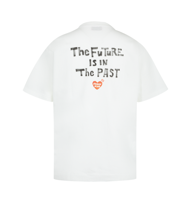 Image 2 of 2 - WHITE - HUMAN MADE Graphic T-Shirt featuring short sleeves, crew neck, regular fit and graphic on front and back. 100% cotton.
