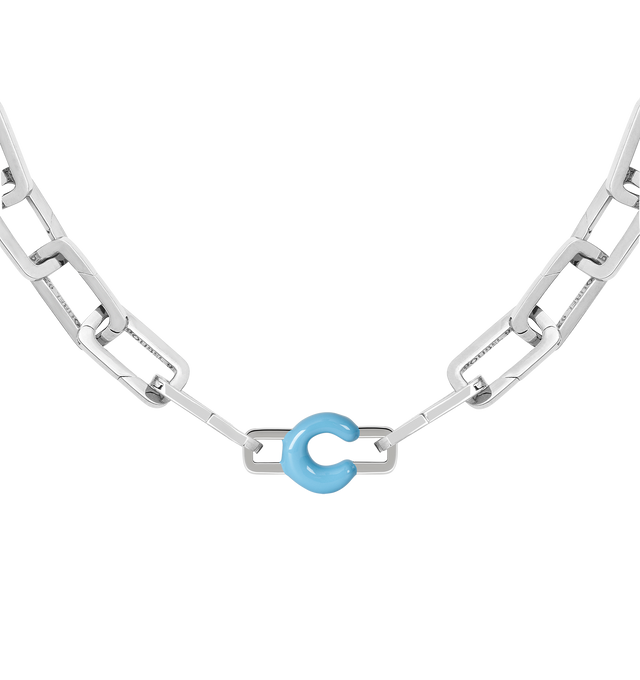 Image 8 of 8 - BLUE - Poubel by The Gstaad Guy "C" charm from the Alphabet Collection. All charms are made of .925 sterling silver, and are hand-painted using non-toxic lead-free enamel.Links sold separately. Cheap Luxury Handbag Shop offers a range of initial pieces from this collection in-store. For personal consultation and detailed information about jewelry, please contact our dedicated stylist team at personalshopping@hirshleifers.com