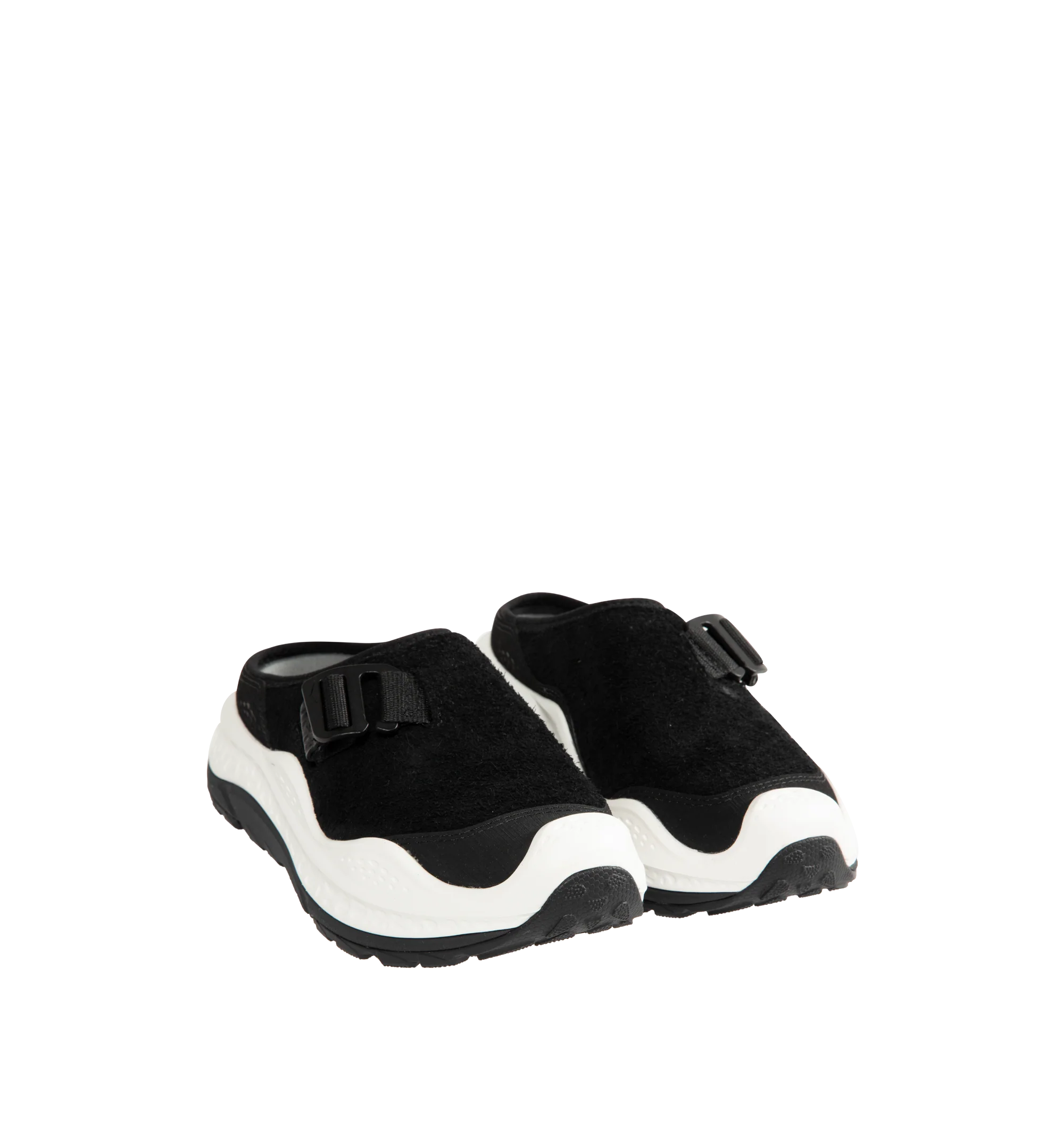 Image 2 of 5 - BLACK - HOKA Men's Ora Primo EXT Shoe featuring a suede upper, G-hook closure that cinches down reflective webbing, scratch rubber toe and heel details, metal hardware, neoprene collar lining and dual-layer EVA midsole. Imported.
