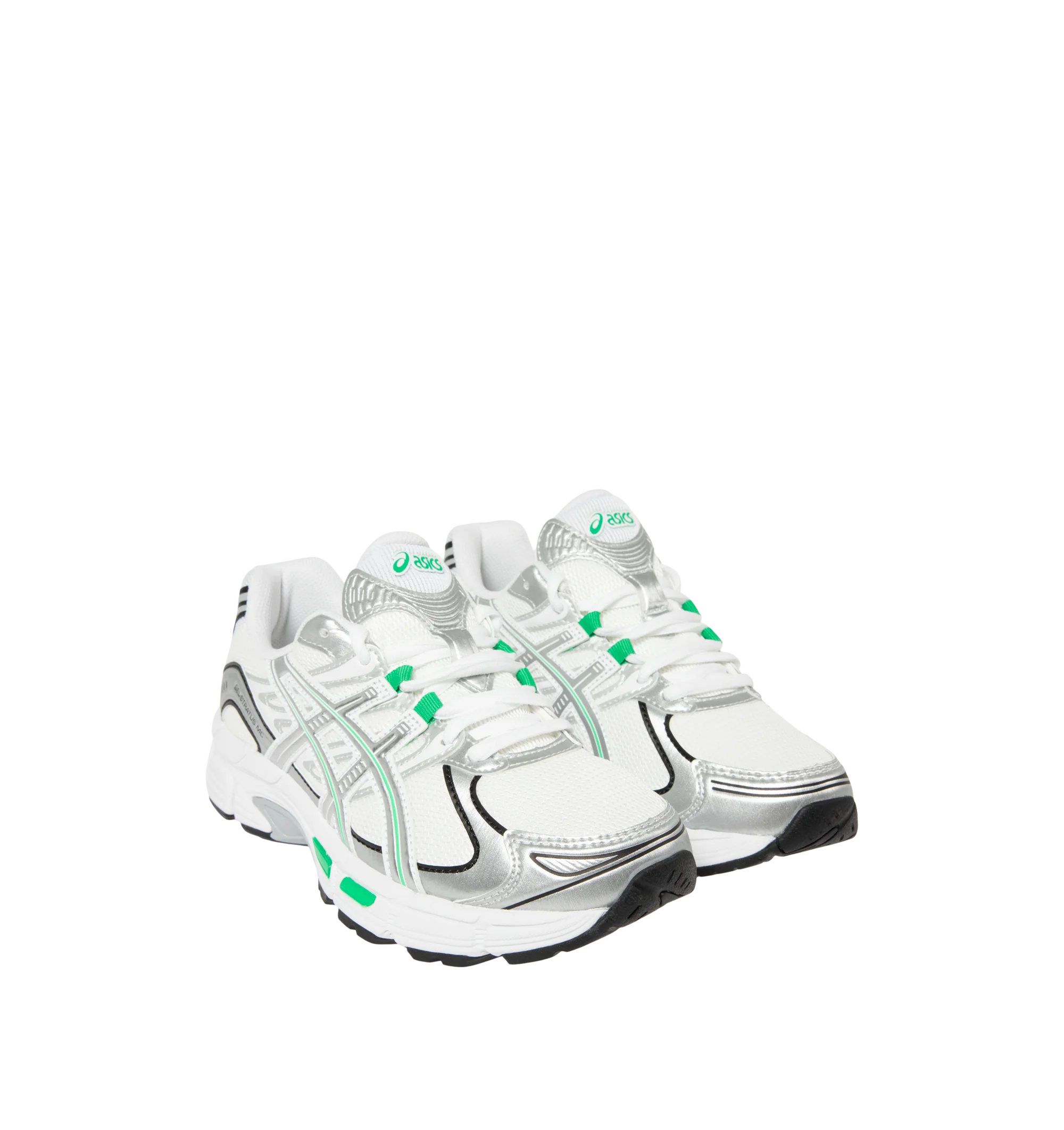 Image 2 of 5 - WHITE - Asics Men's GEL-STRATUS MC Sneakers feature an air mesh upper with synthetic leather overlays for breathable comfort, durability, and a technical-inspired look. Drawing from the brand's 2010s running heritage, these lifestyle sneakers combine rearfoot GEL technology with a cushioned midsole for enhanced shock absorption and everyday comfort. Main Material: Synthetic Leather and Mesh. Sole: Rubber.