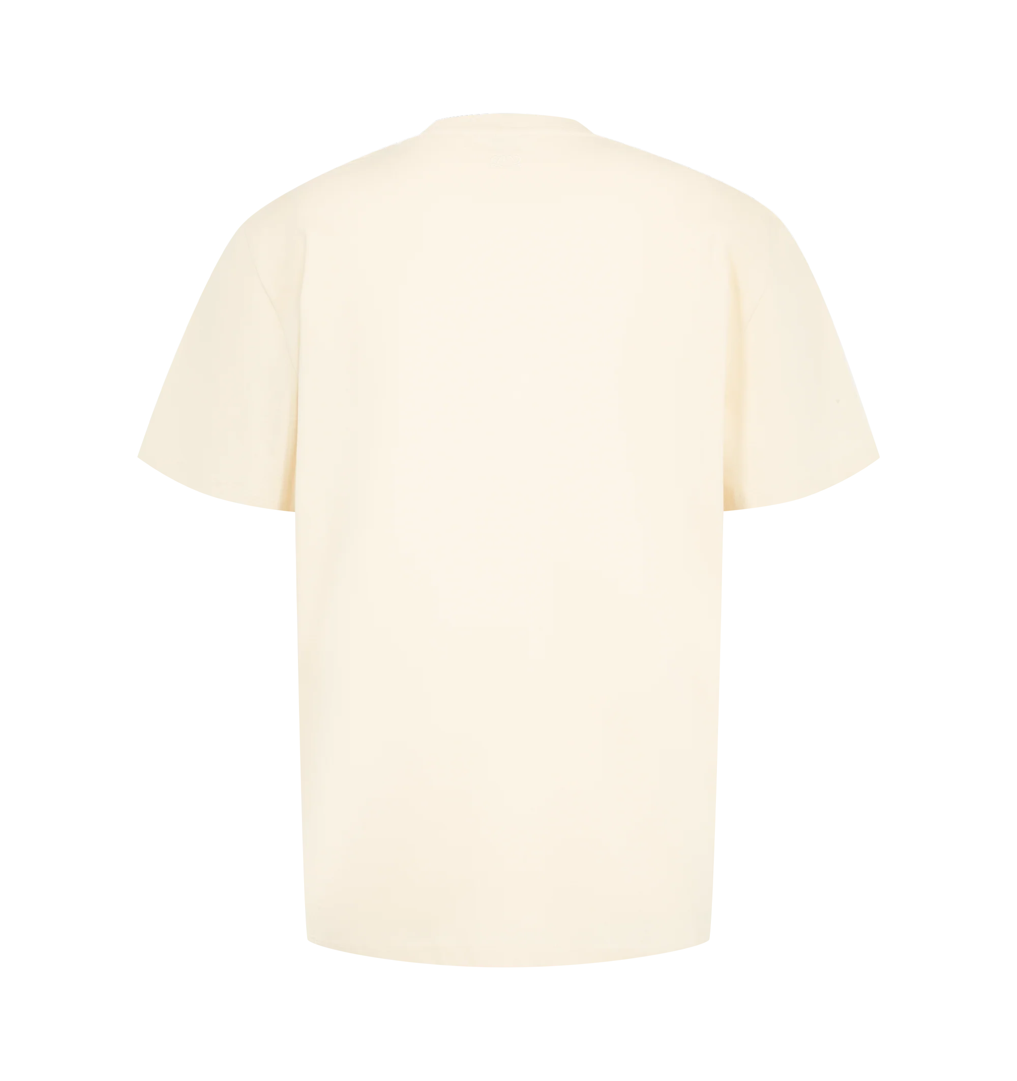 Image 2 of 2 - NEUTRAL - Loewe Men's Relaxed Fit T-Shirt is crafted from medium-weight cotton jersey and features a relaxed-fit silhouette with a regular length. Designed with a crew neckline, ribbed collar, embroidered LOEWE x Cosima Von Bonin padded motif at the chest, and an embroidered Double L logo at the back. Main Material: 100% Cotton. Made in Portugal. 