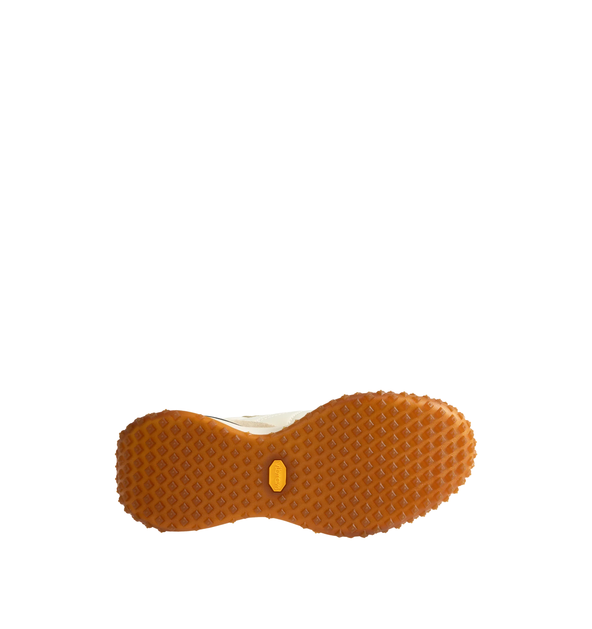 Image 4 of 5 - NEUTRAL - Moncler Men's CityTrek Sneakers are crafted in a refined mix of nylon, suede, and leather and feature a relaxed low-top silhouette designed for everyday wear. Built with a lace-up closure, TPU spoiler, lightweight EVA midsole, and breathable OrthoLite insole for cushioning, these designer sneakers are finished with a durable Vibram rubber tread for enhanced traction. Upper: 100% Polyester and Cow Leather. Lining: 100% Polyamide/Nylon. Sole: 100% Elastodiene. Sole Height: 4.2 cm. Mad