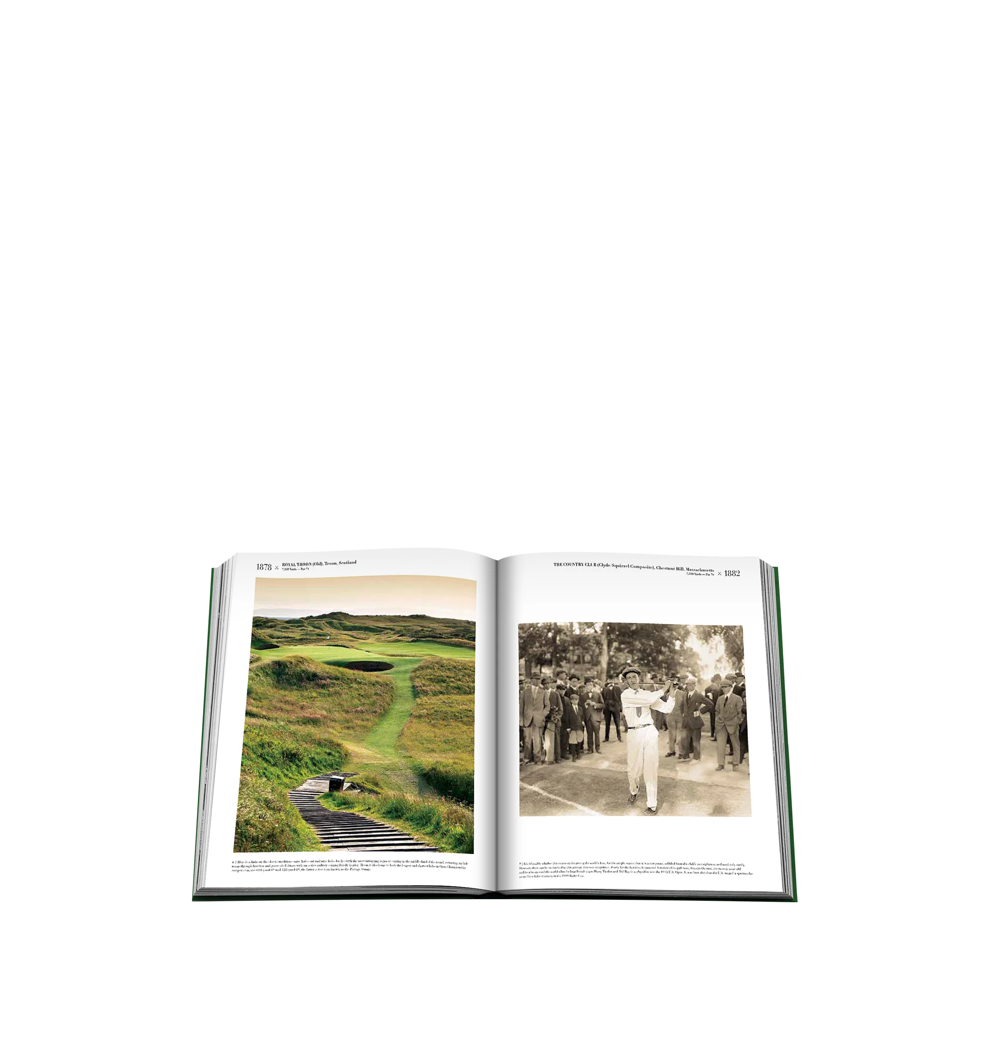Image 4 of 4 - WHITE - Assouline Golf: The Impossible Collection is a luxury coffee table book that celebrates the world's 100 most significant golf courses through expert storytelling, rare photography, and archival imagery. Written by acclaimed golf journalist George Peper, this handcrafted Ultimate Collection volume explores legendary courses, iconic tournaments, and the rich history of the game, making it an exceptional collector's edition for golf enthusiasts and design lovers alike. Presented in a han