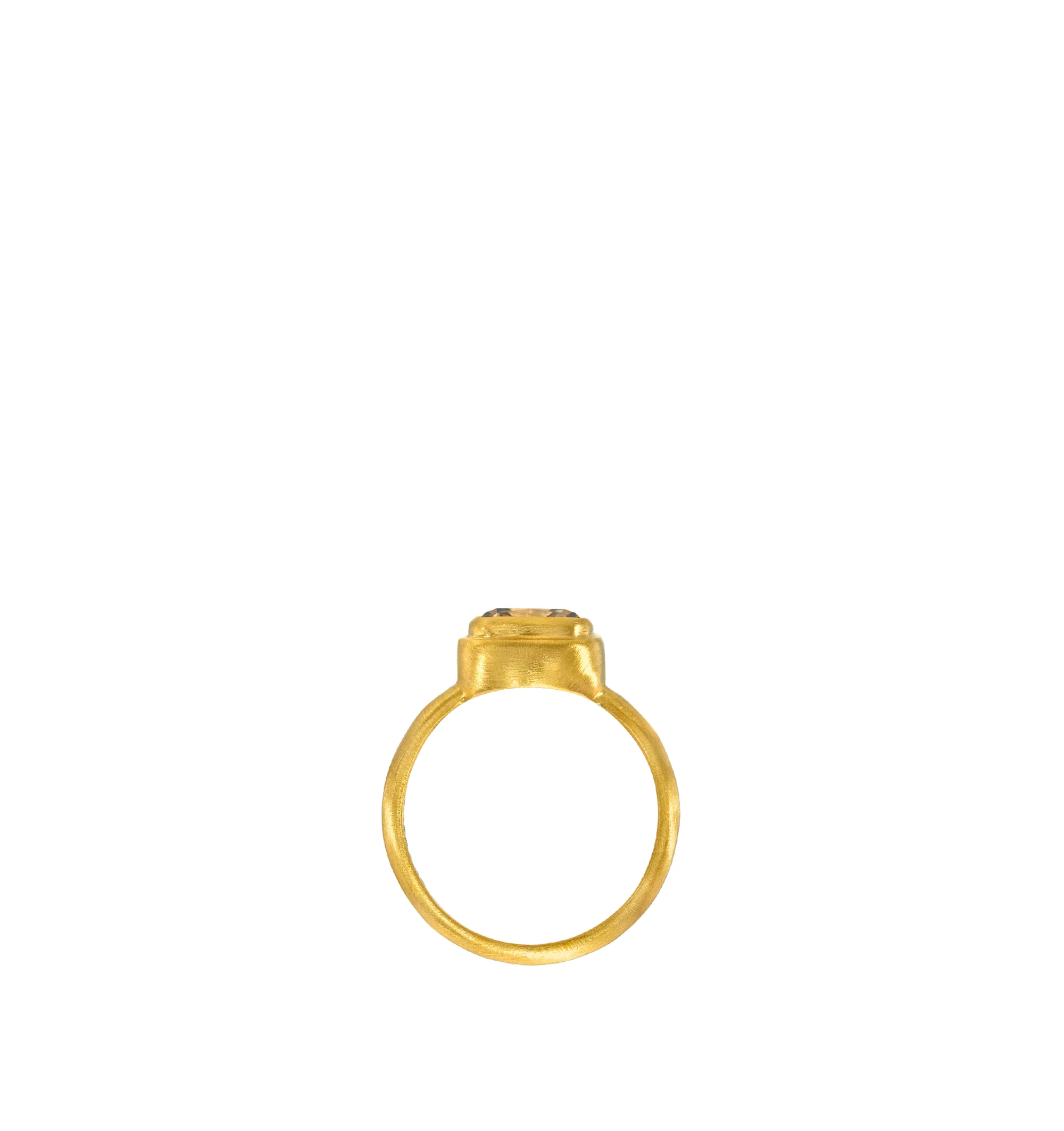 Image 3 of 3 - GOLD - Darius Jewels One-of-a-Kind Diamond Gem Signature Band featuring a 2.00 ct old mine-cut diamond set in 18K Fairmined yellow gold. For personal consultation and detailed information about jewelry, please contact our dedicated stylist team at personalshopping@hirshleifers.com.This item may be restricted for online purchase to international clients. For assistance purchasing this item please contact our dedicated stylist team at personalshopping@hirshleifers.com.