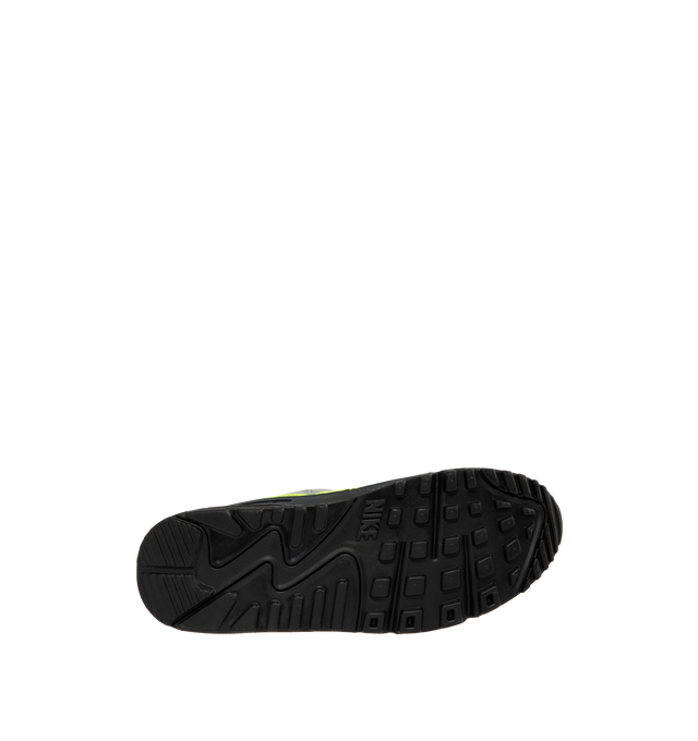 Image 4 of 5 - GREY - NIKE Air Max 90 Sneaker featuring high-constrast look, Nike Air technology and rubber waffle outsole.