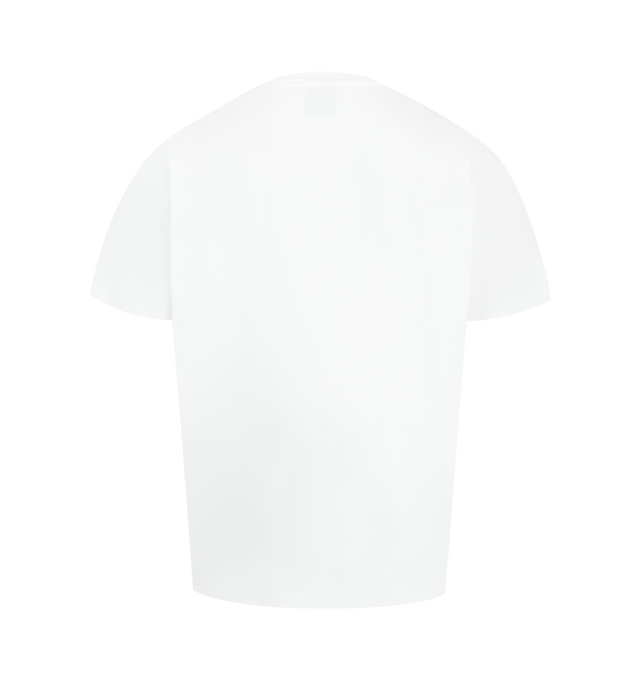 Image 2 of 2 - WHITE - Casablanca Diamond Logo short-sleeve t-shirt is a classic design, featuring the house's signature diamond logo, classic crew neck and a relaxed silhouette.100% organic cotton. Made in Portugal.