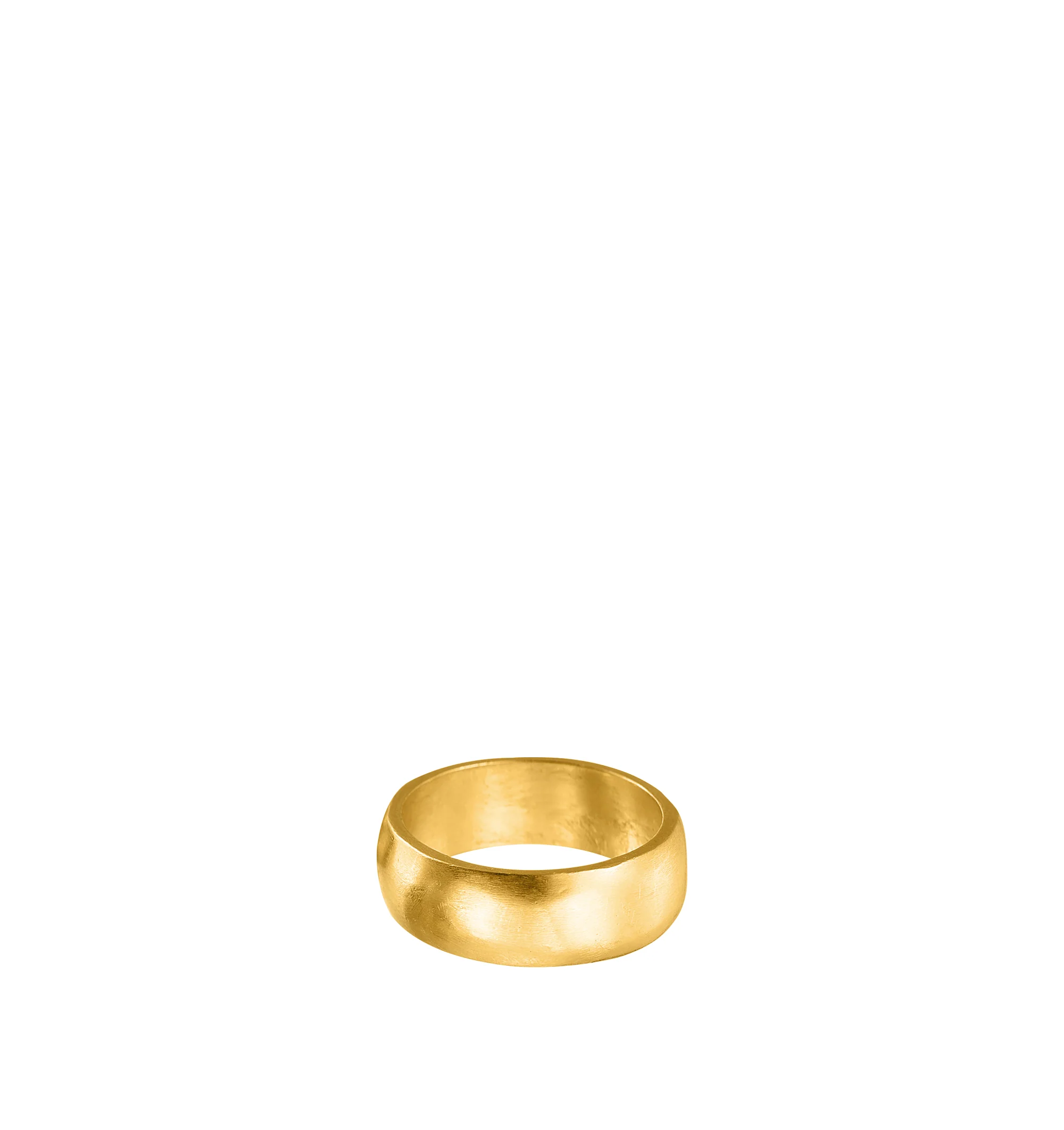 Image 1 of 2 - GOLD - Eli Halili Classic Wide Band Textured Ring is handcrafted in 22K gold and features a slender 2mm silhouette with a subtly hammered texture that highlights the organic character of high-karat gold. Main Material: 22K Gold. Band Width: 2 mm. Finish: Slightly Hammered Texture. Ring Size: 7. Cheap Luxury Handbag Shop offers a range of pieces from this collection in-store. For personal consultation and detailed information about jewelry, please contact our dedicated stylist team at personalshopping@hirs