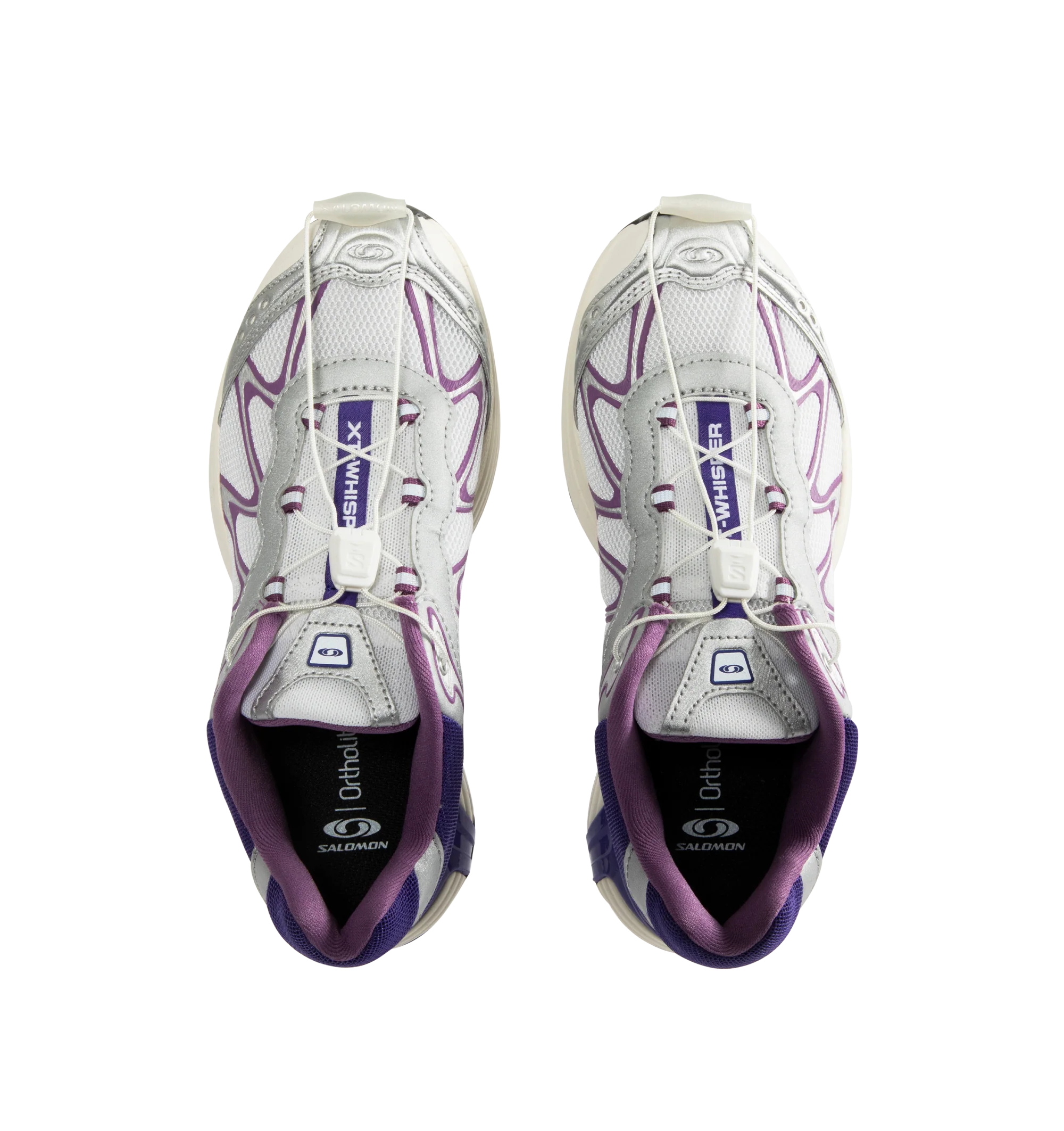 Image 5 of 5 - MULTI - SALOMON XT-Whisper Sneaker featuring textile and synthetic upper, quickLACE, agileChassis System, OrthoLite diecut sockliner, textile lining, anti-debris mesh, chevron lugs and mud contaGRIP.