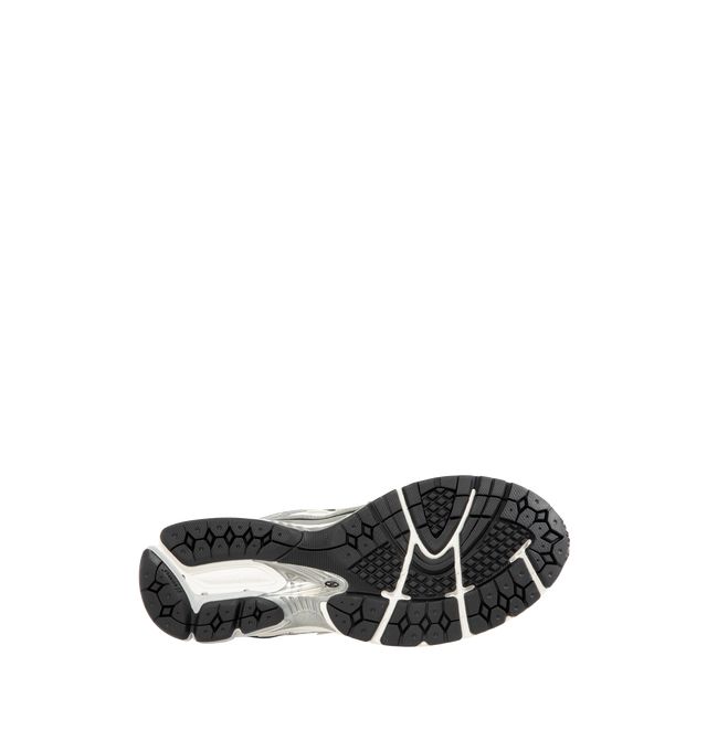 Image 4 of 5 - SILVER - NEW BALANCE 1906R Sneakers featuring mesh upper, metallic leather overlays, ABZORB midsole, N-ergy technology and stability web outsole.