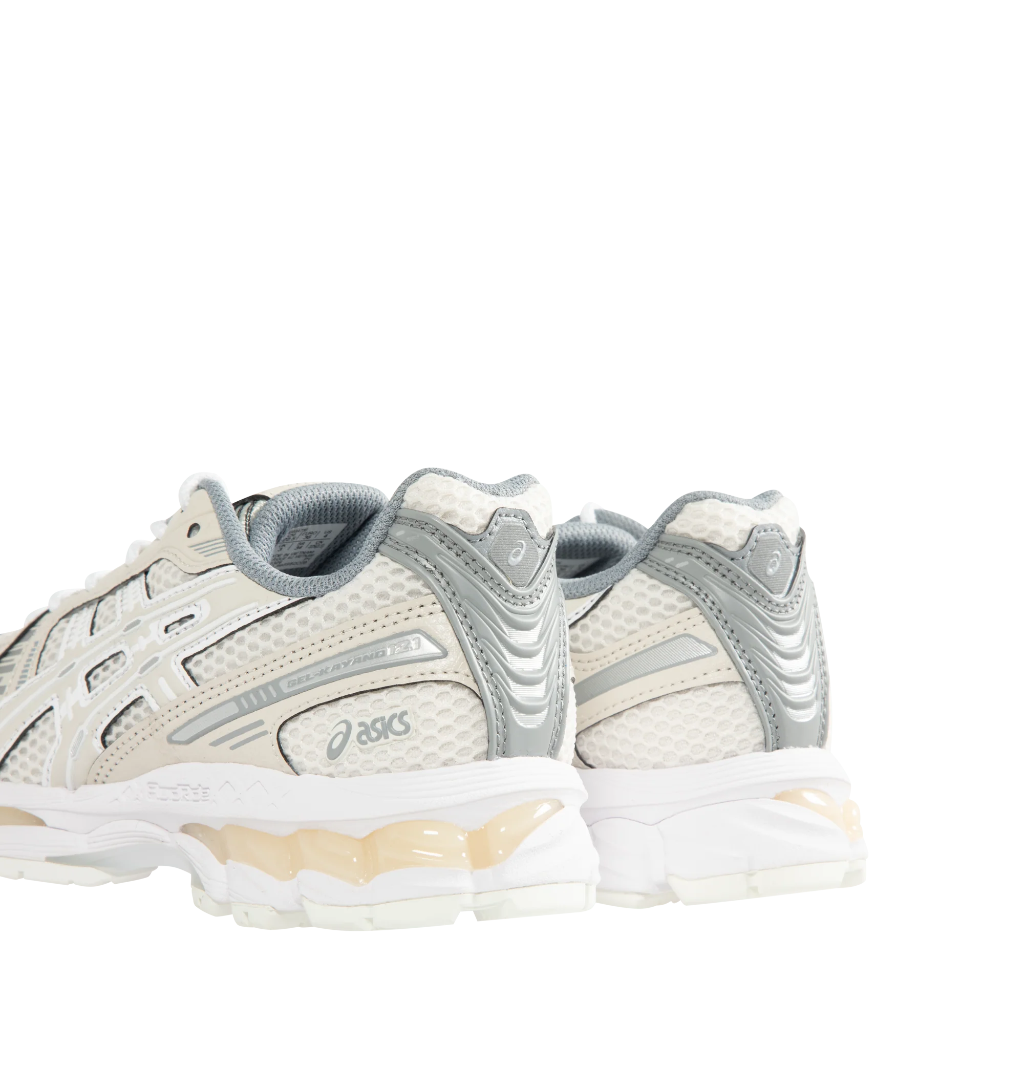 Image 3 of 5 - NEUTRAL - ASICS Gel-Kayano 12.1 Sneaker featuring breathable mesh underlays, GEL-NIMBUS17 tooling system, FLUIDRIDE technology, rearfoot and forefoot GEL technology and dope dyed recycled sockliner mesh. Imported from Vietnam. 