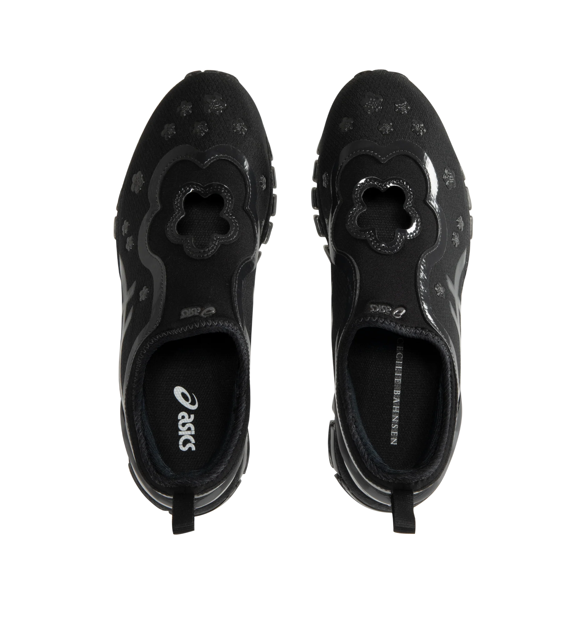 Image 5 of 5 - BLACK - ASICS Mens GEL-Quantum 360 I Sneakers feature a printed synthetic mesh upper with closed mesh panels. Designed with FF BLAST PLUS cushioning, GEL technology, TRUSSTIC support system, lace-up closure, and a durable rubber outsole. Upper: Synthetic; Midsole: FF BLAST PLUS, GEL Technology, TRUSSTIC; Outsole: Rubber. 