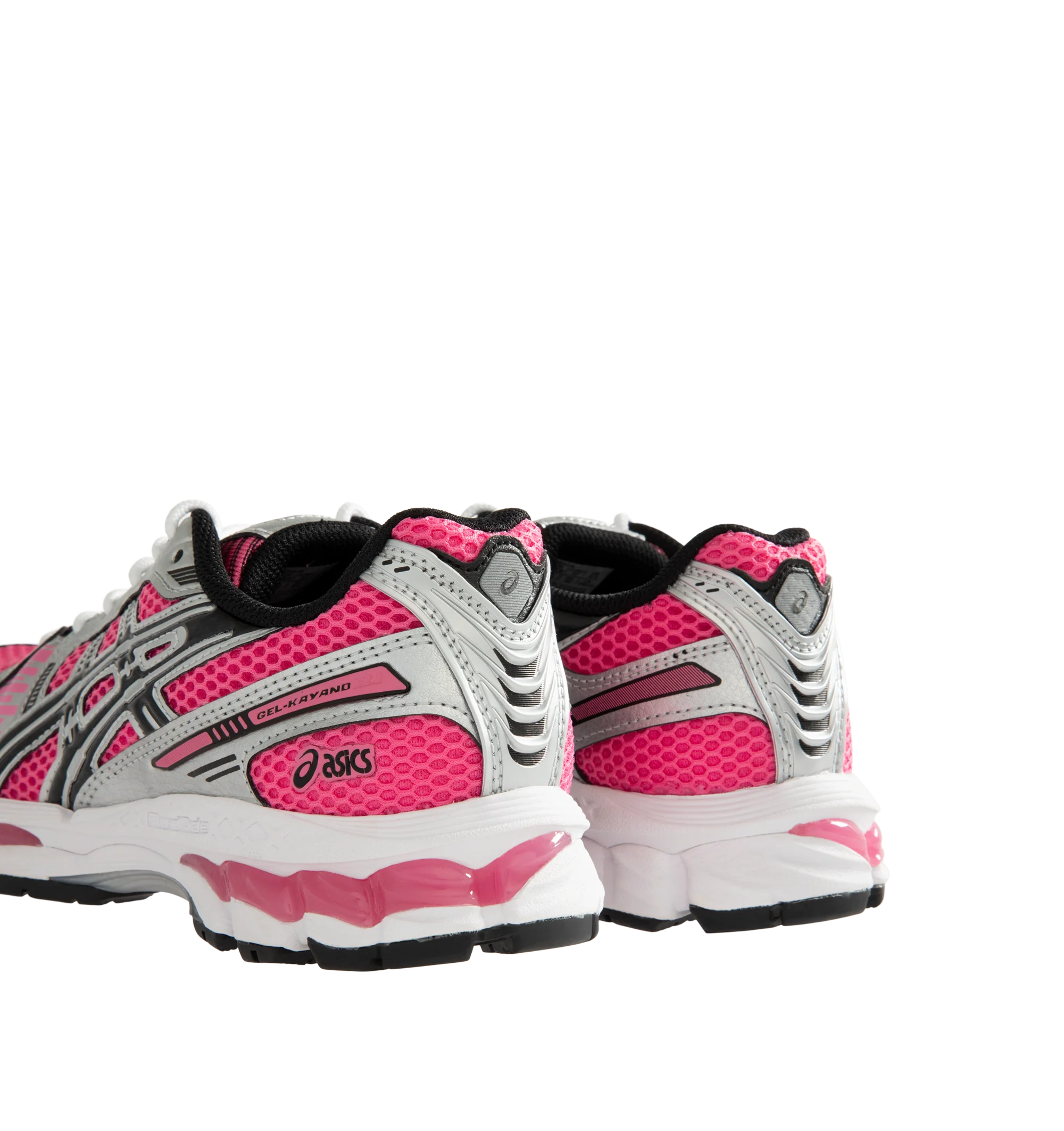 Image 3 of 5 - PINK - Asics Men's Gel-Kayano 12.1 Sneaker featuring breathable mesh underlays, GEL-NIMBUS17 tooling system, FLUIDRIDE technology, rearfoot and forefoot GEL technology and dope dyed recycled sockliner mesh. Imported from Vietnam. 