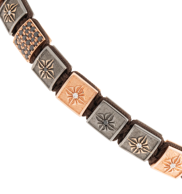 Image 2 of 2 - MULTI - Shamballa Jewels 6mm Lock Bracelet, an embodiment of luxury and precision. This stunning bracelet combines black and white diamonds seamlessly set black rhodium-plated rose gold. Size XL measures 6.9 inches. Cheap Luxury Handbag Shop offers a range of pieces from this collection in-store. For personal consultation and detailed information about jewelry, please contact our dedicated stylist team at personalshopping@hirshleifers.com.