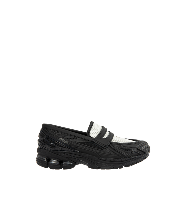 Image 1 of 5 - BLACK - NEW BALANCE 1906L Sneaker featuring a classic penny loafer shape, open holed mesh upper, curvilinear synthetic overlays, 860v2 sole unit, segmented ABZORB SBS pods at the heel and N-ergy outsole.