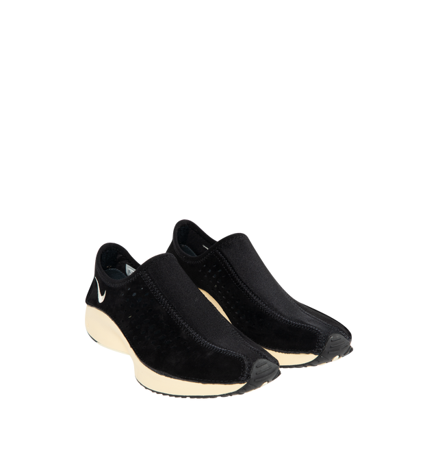 Image 2 of 5 - BLACK - NIKE Air Superfly Moc Sneaker featuring a slip-on design for a sleek, stealthy look, larger vent holes keep the Superfly DNA intact while offering increased breathability and rubber in the outsole gives you everyday traction.