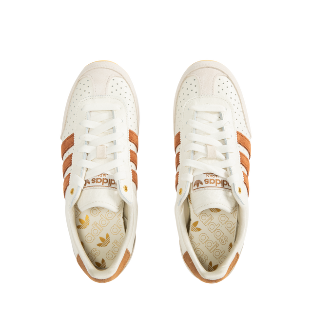 Image 5 of 5 - NEUTRAL - ADIDAS Japan Sneaker featuring original low-profile design, double-stitched T-toe, regular fit, lace closure, tumbled perforated leather upper, textile lining and rubber outsole.