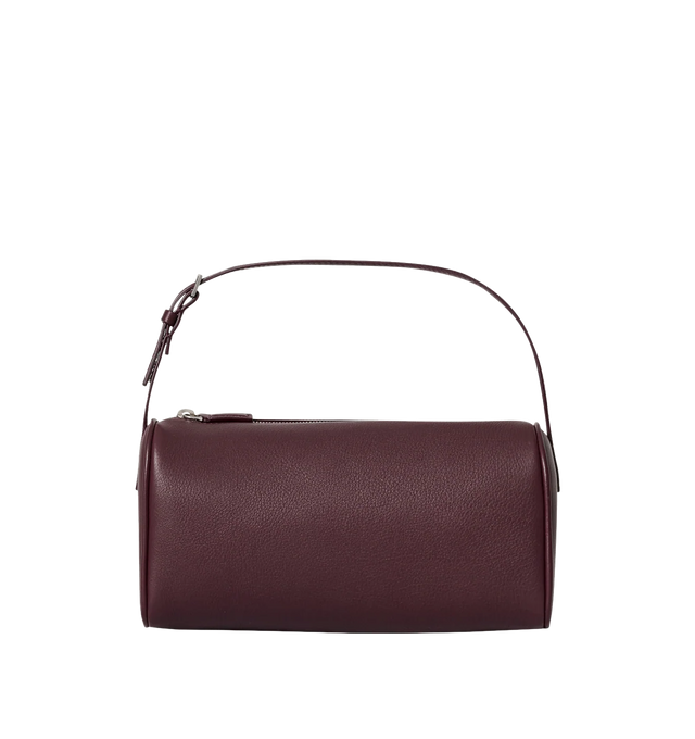 Image 1 of 3 - RED - THE ROW 90'S Bag featuring top handle bag in finely grained calfskin leather with softly rounded edges, leather piping and adjustable slim leather strap. Measures 7.7 x 4.5 x 3 in. 100% calfskin leather. Made in Italy.