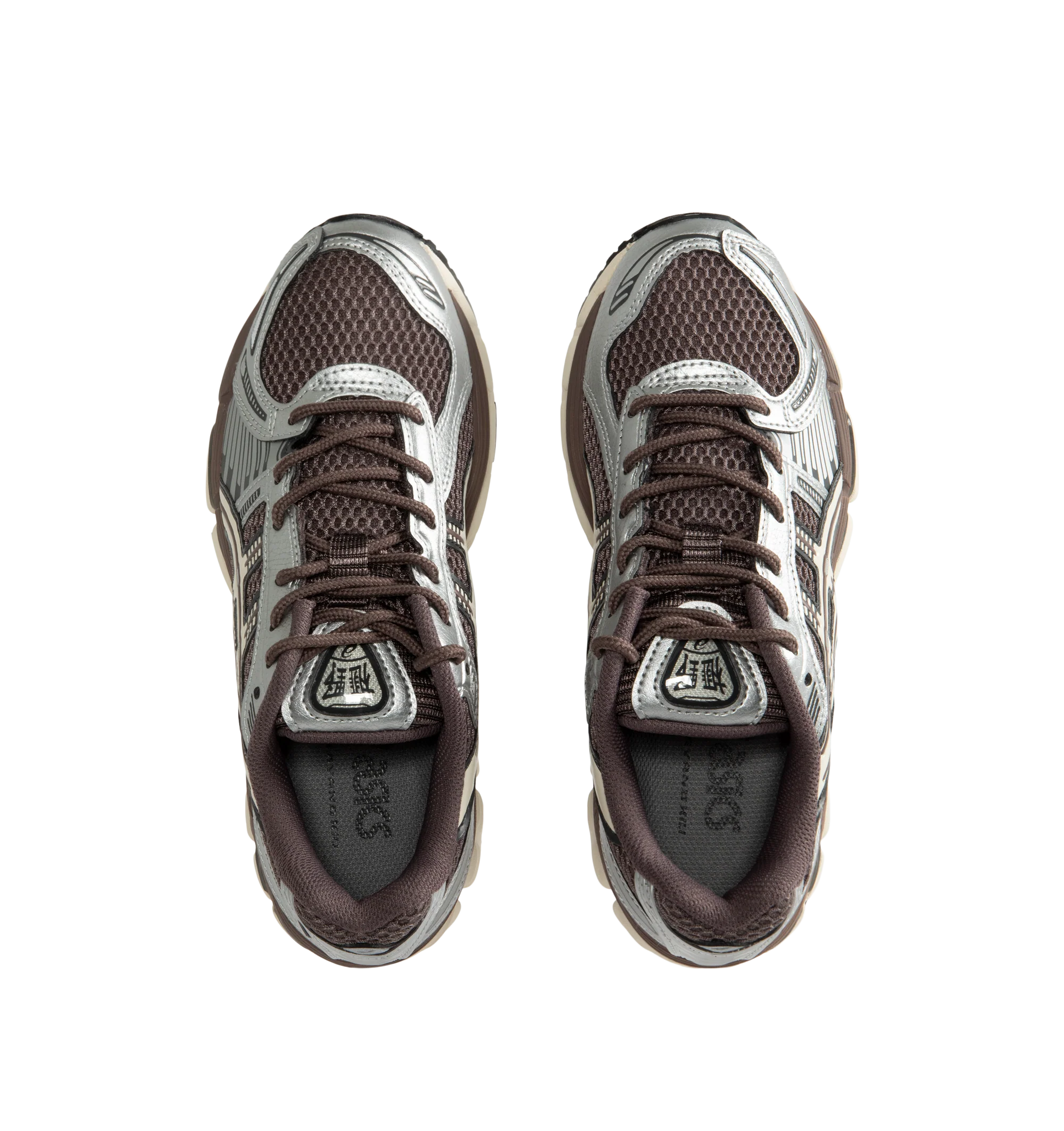 Image 5 of 5 - BROWN - Asics Men's Gel-Kayano 12.1 Sneaker featuring breathable mesh underlays, GEL-NIMBUS17 tooling system, FLUIDRIDE technology, rearfoot and forefoot GEL technology and dope dyed recycled sockliner mesh. Imported from Vietnam.