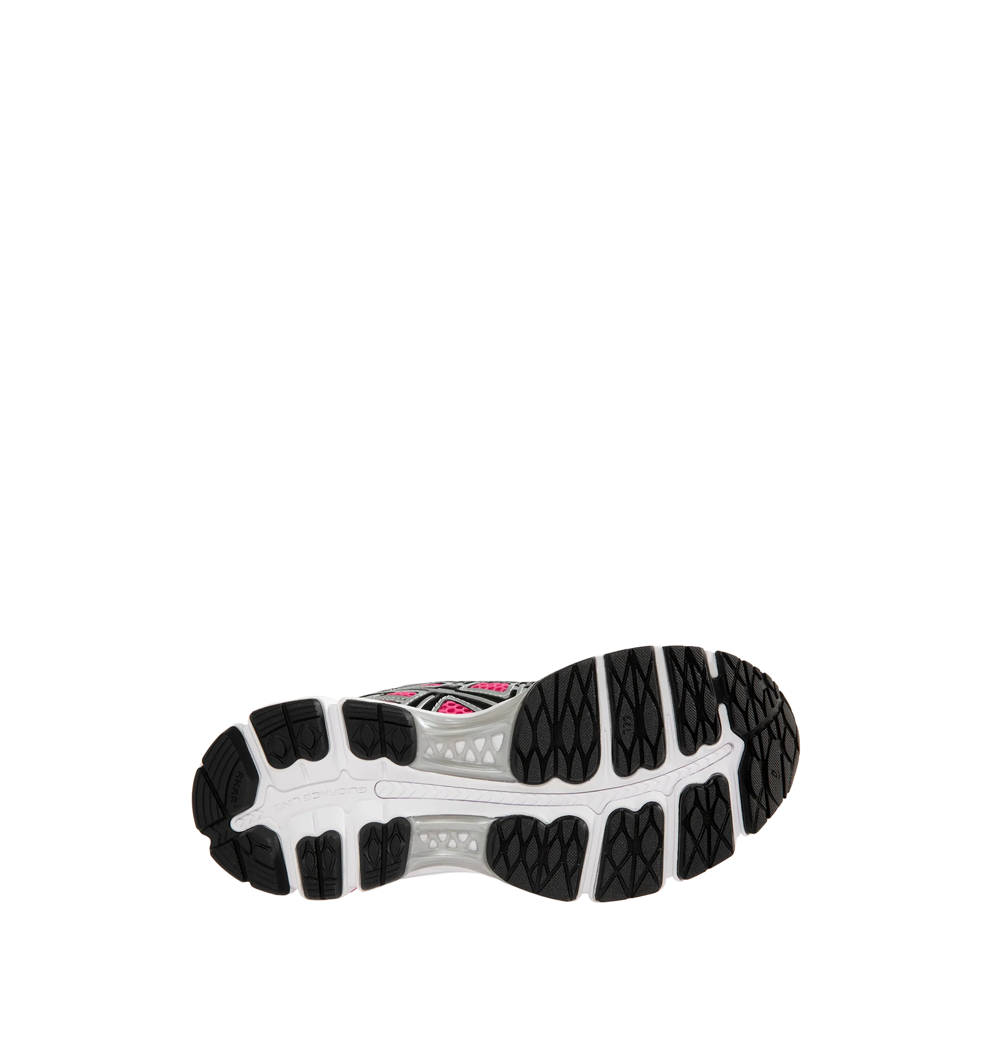 Image 4 of 5 - PINK - Asics Men's Gel-Kayano 12.1 Sneaker featuring breathable mesh underlays, GEL-NIMBUS17 tooling system, FLUIDRIDE technology, rearfoot and forefoot GEL technology and dope dyed recycled sockliner mesh. Imported from Vietnam.