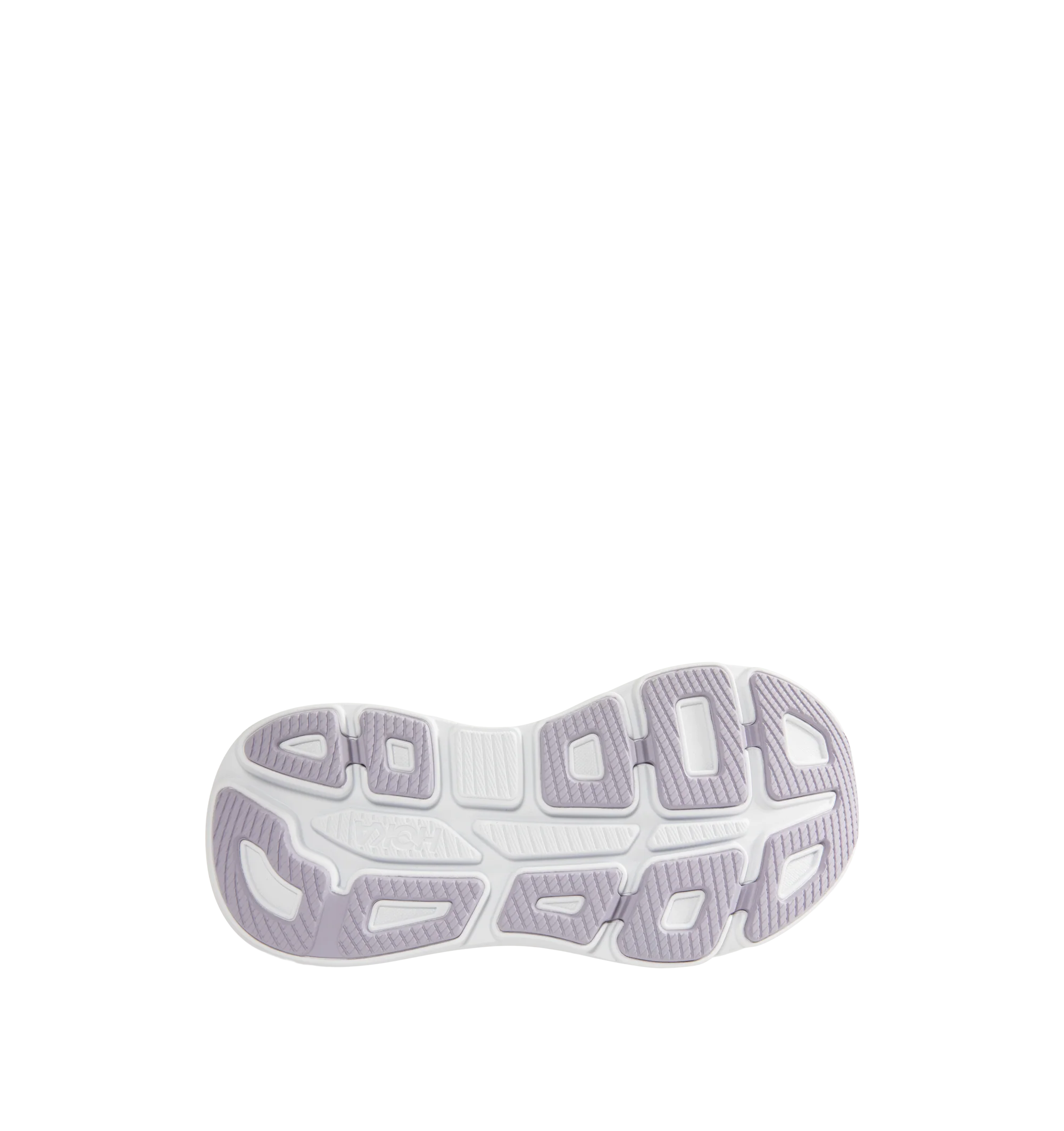 Image 4 of 5 - PURPLE - HOKA W Bondi 9 Sneaker featuring performance mesh upper, cushioned collar and tongue, removable contoured insole, supportive midsole, textile lining, lace-up closure, round toe and rubber sole. 