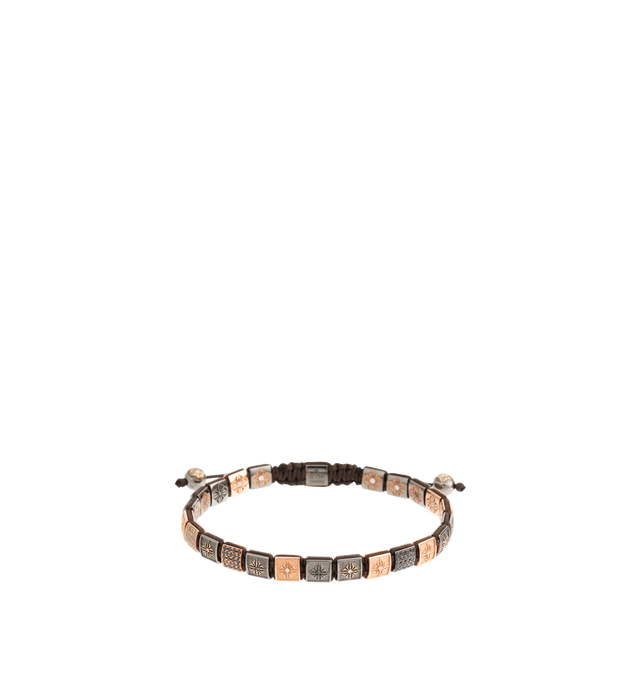 Image 1 of 2 - MULTI - Shamballa Jewels 6mm Lock Bracelet, an embodiment of luxury and precision. This stunning bracelet combines black and white diamonds seamlessly set black rhodium-plated rose gold. Size XL measures 6.9 inches. Cheap Luxury Handbag Shop offers a range of pieces from this collection in-store. For personal consultation and detailed information about jewelry, please contact our dedicated stylist team at personalshopping@hirshleifers.com.