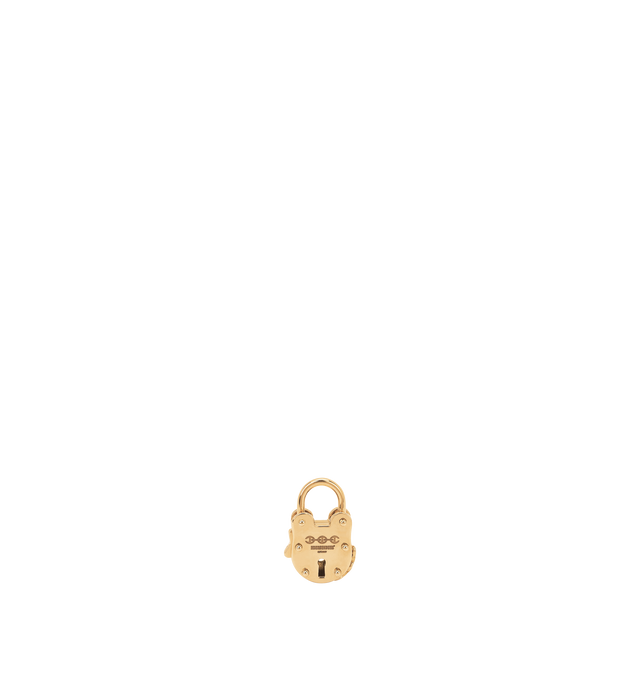Image 1 of 3 - GOLD - HOORSENBUHS 19MM Padlock Charm featuring classic lock pendant measuring 19MM that opens and closes to wear with an Open-Link chain or on chain. Cheap Luxury Handbag Shop offers a range of initial pieces from this collection in-store. For personal consultation and detailed information about jewelry, please contact our dedicated stylist team at personalshopping@hirshleifers.com.
