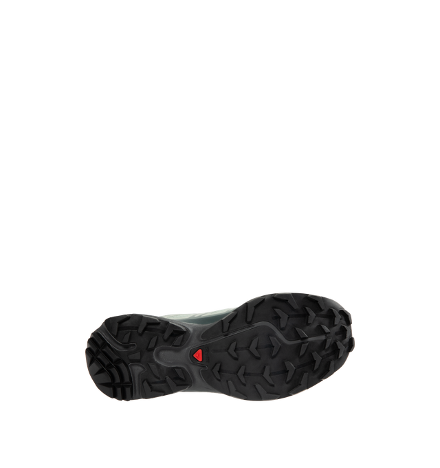 Image 4 of 5 - GREEN - SALOMON XT-6 GTX Sneaker featuring Quicklace closure offers one-pull tightening, removable OrthoLite insole, SensiFit + EndoFit construction, Agile Chassis System, Contagrip MA tread puts durable, reliable traction underfoot, textile and synthetic upper and lining/rubber sole. 