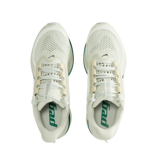Image 5 of 5 - WHITE - NIKE Pegasus Premium Sneaker featuring engineered mesh on upper, full-length ZoomX foam, full-Length Air Zoom cushioning, full-length Air Zoom unit, ReactX Foam Foundation and modified waffle outsole with high-abrasion rubber to provide traction. 