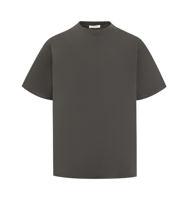 Image 1 of 2 - BLACK - THE ROW Maiko T-Shirt featuring crewneck t-shirt in cotton jersey with boxy fit, short sleeves and ribbed crewneck. 100% cotton. Made in Japan.