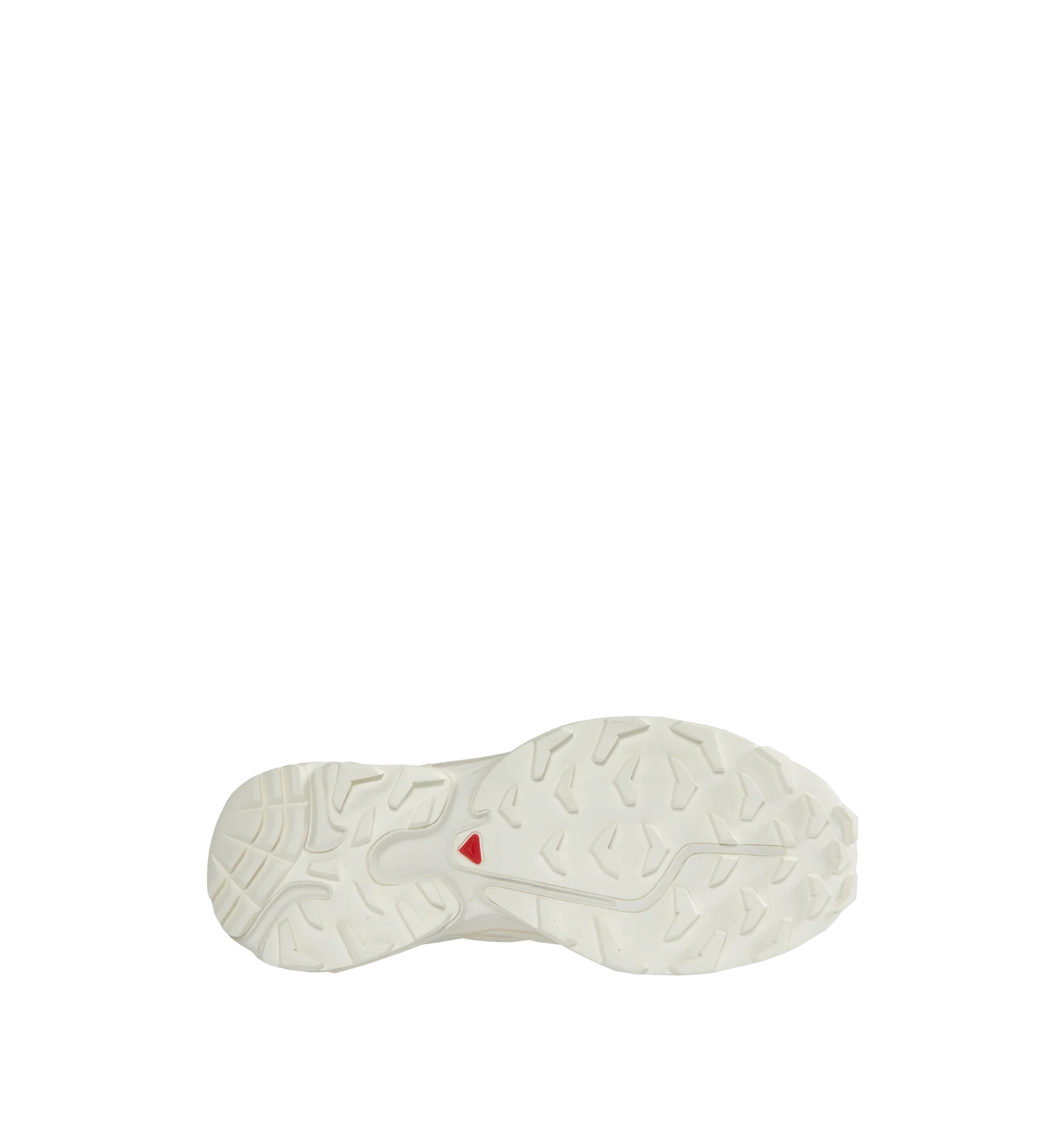 Image 4 of 5 - WHITE - SALOMON XT-6 Sneaker featuring Quicklace closure offers one-pull tightening, removable OrthoLite insole, SensiFit + EndoFit construction, Agile Chassis System (ACS) maintains heel-to-toe stability on distance runs, Contagrip MA tread, textile and synthetic upper and lining/rubber sole. 