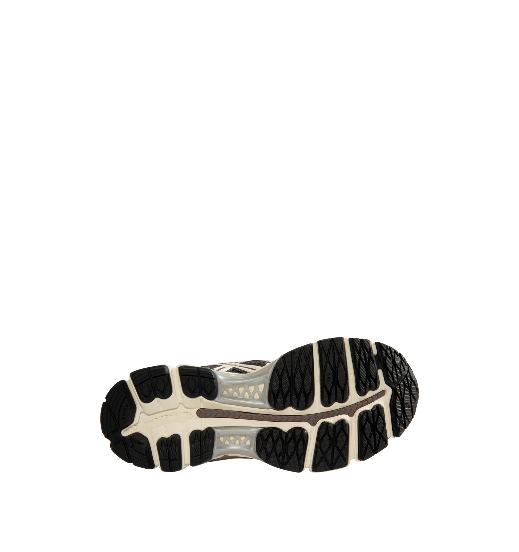 Image 4 of 5 - BROWN - Asics Men's Gel-Kayano 12.1 Sneaker featuring breathable mesh underlays, GEL-NIMBUS17 tooling system, FLUIDRIDE technology, rearfoot and forefoot GEL technology and dope dyed recycled sockliner mesh. Imported from Vietnam.