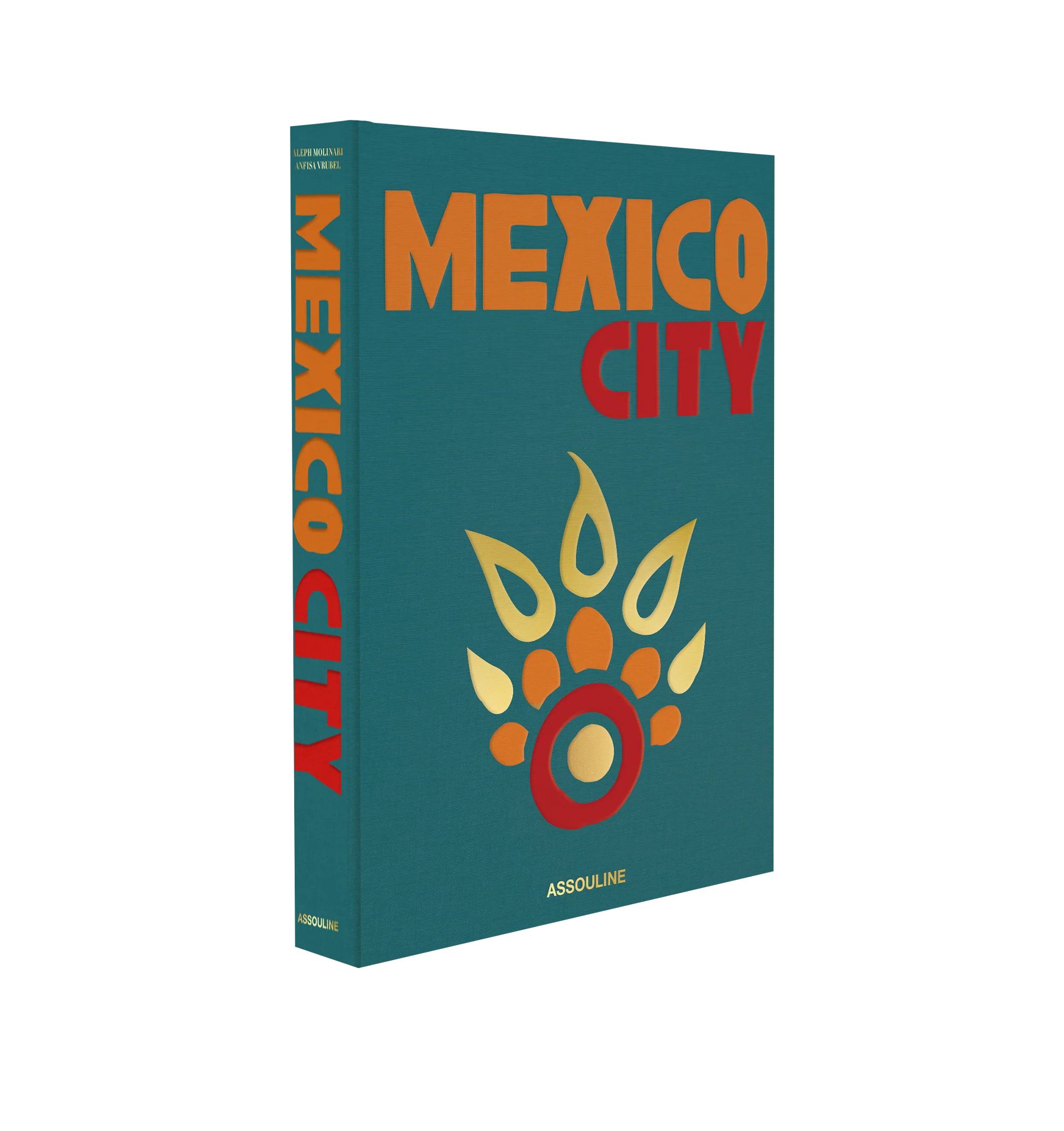 Image 1 of 5 - BLUE - Assouline Mexico City is a luxury coffee table book that celebrates the rich history, striking architecture, and vibrant creative spirit of one of Latin America's most captivating capitals through captivating photography and engaging storytelling. Written by Aleph Molinari and Anfisa Vrubel, this designer linen hardcover book explores Mexico City's unique blend of pre-Hispanic heritage, colonial grandeur, contemporary art, and world-renowned culinary and cultural scenes. Linen Hardcove